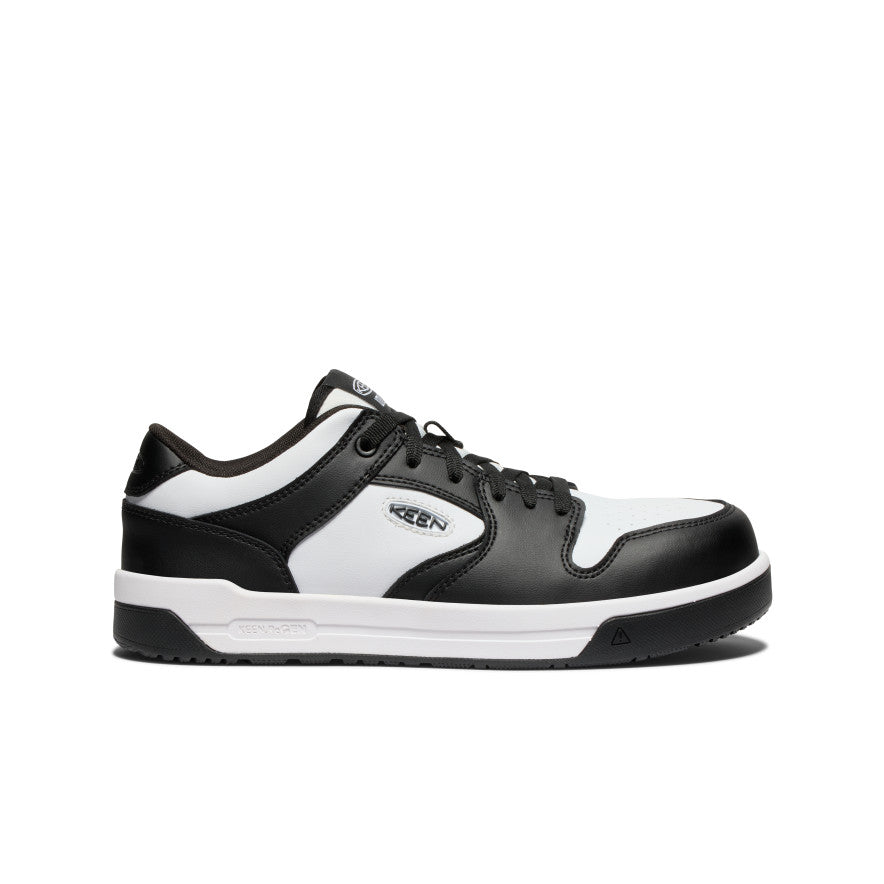 Men's Overton Work Shoe (Carbon Toe) Star White/Black / Keen