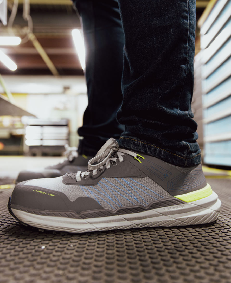 Men's Speedworks ESD Work Sneaker (Carbon Toe) Steel Grey/Vintage Indigo / Keen
