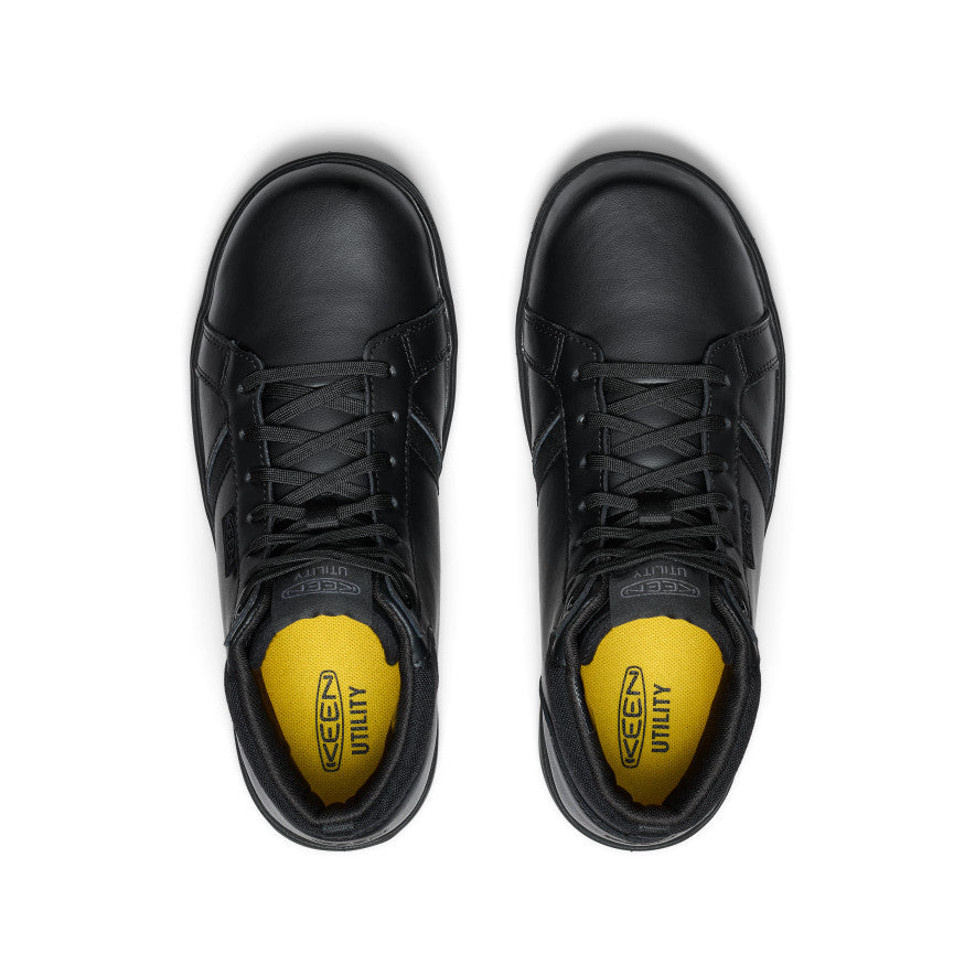 Men's PTC Kenton Mid Work Shoe (Soft Toe) Black/Black / Keen