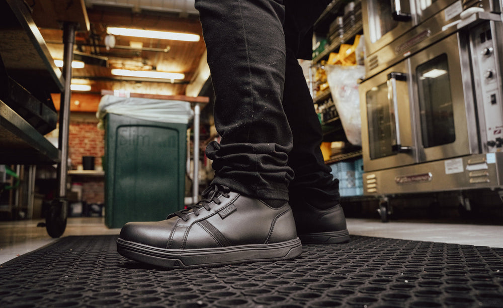Men's PTC Kenton Mid Work Shoe (Soft Toe) Black/Black / Keen