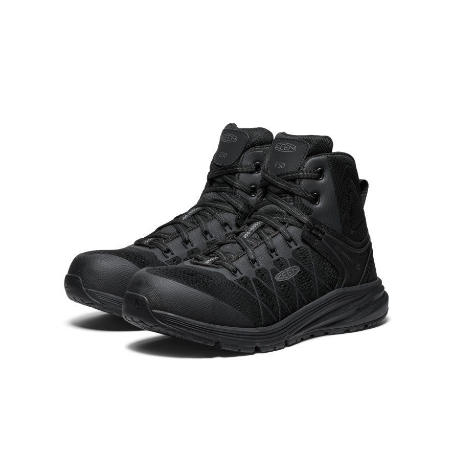 Men's Vista Energy Mid ESD (Carbon Toe) Black/Black / Keen
