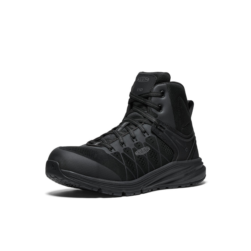 Men's Vista Energy Mid ESD (Carbon Toe) Black/Black / Keen