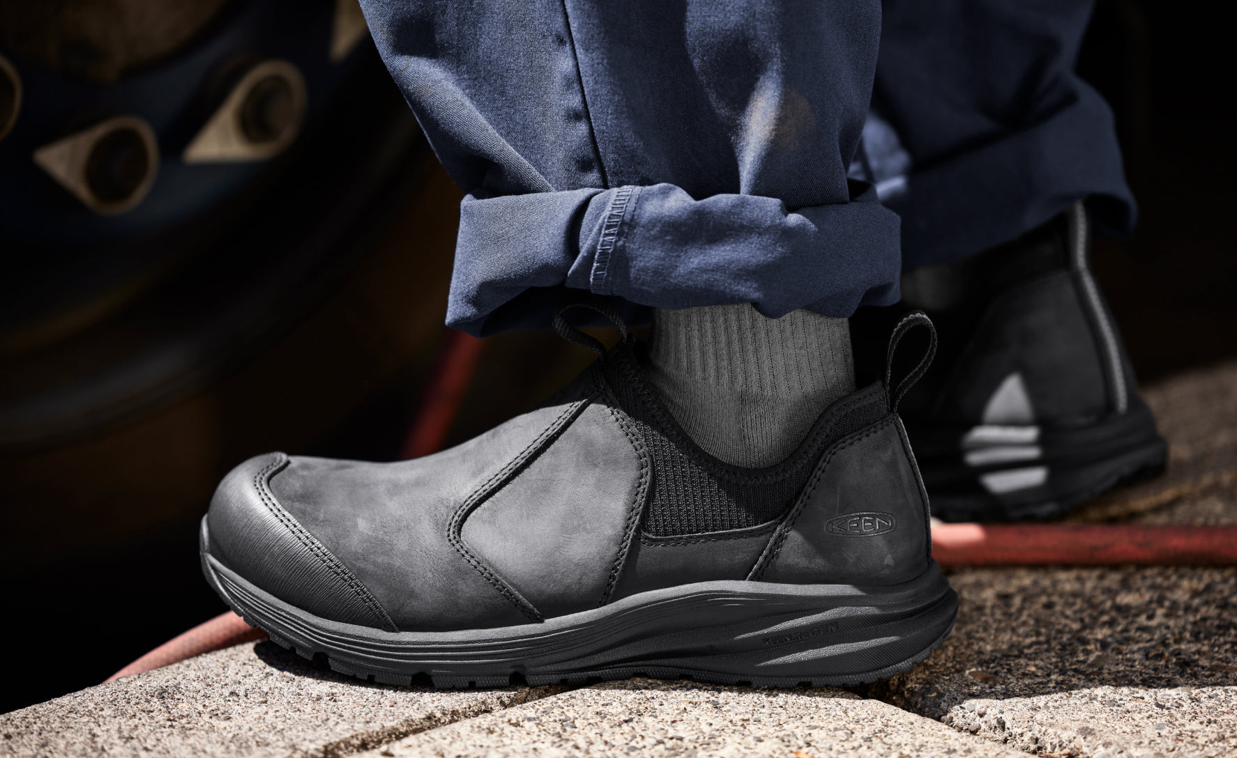 Men's Vista Energy+ Shift ESD (Carbon Toe) Coffee Bean/Black / Keen