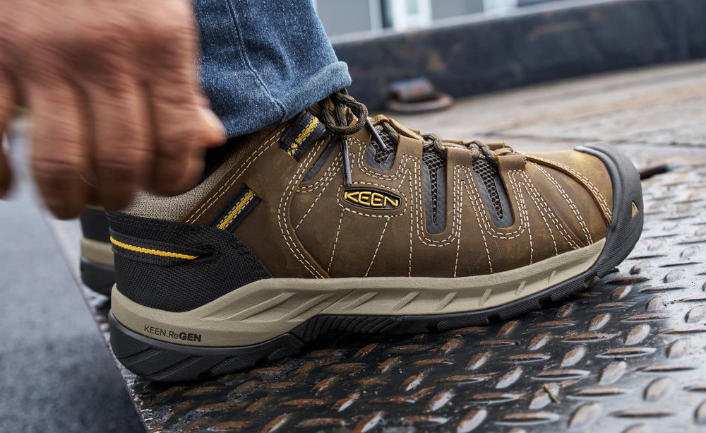 Men's Flint II (Soft Toe) Cascade Brown/Golden Rod / Keen