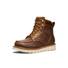 Men's Cincinnati 6" Boot (Soft Toe) x Noon Goons  Leather Brown/Off White / Keen