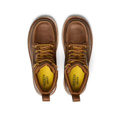 Men's Cincinnati 6" Boot (Soft Toe) x Noon Goons  Leather Brown/Off White / Keen