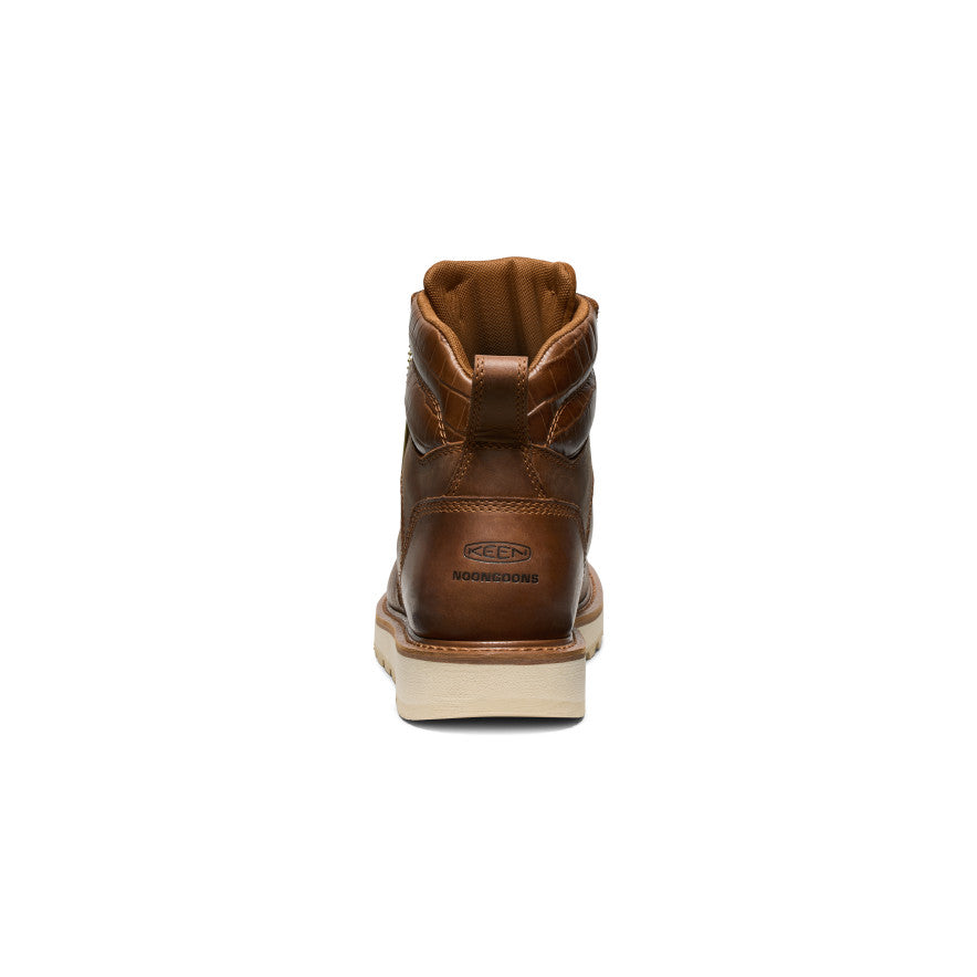 Men's Cincinnati 6" Boot (Soft Toe) x Noon Goons  Leather Brown/Off White / Keen