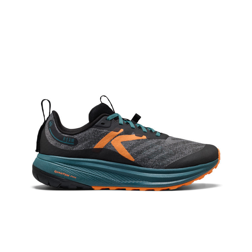 Men's Roam Trail Running Shoe Black/Orange Peel / Keen
