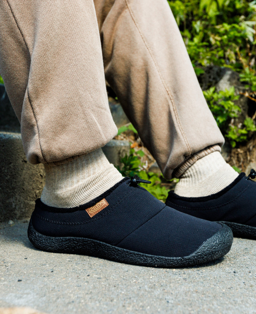 Men's Howser III Slide Black/Black Recycled / Keen