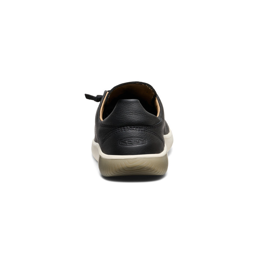Men's KNX Leather Sneaker Black/Star White / Keen