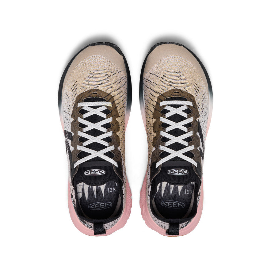 Men's Seek Trail Running Shoe Black/Sunset Sand / Keen