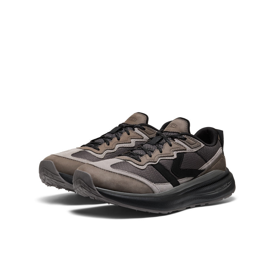 Men's WK500 Leather Walking Shoe Steel Grey/Black / Keen