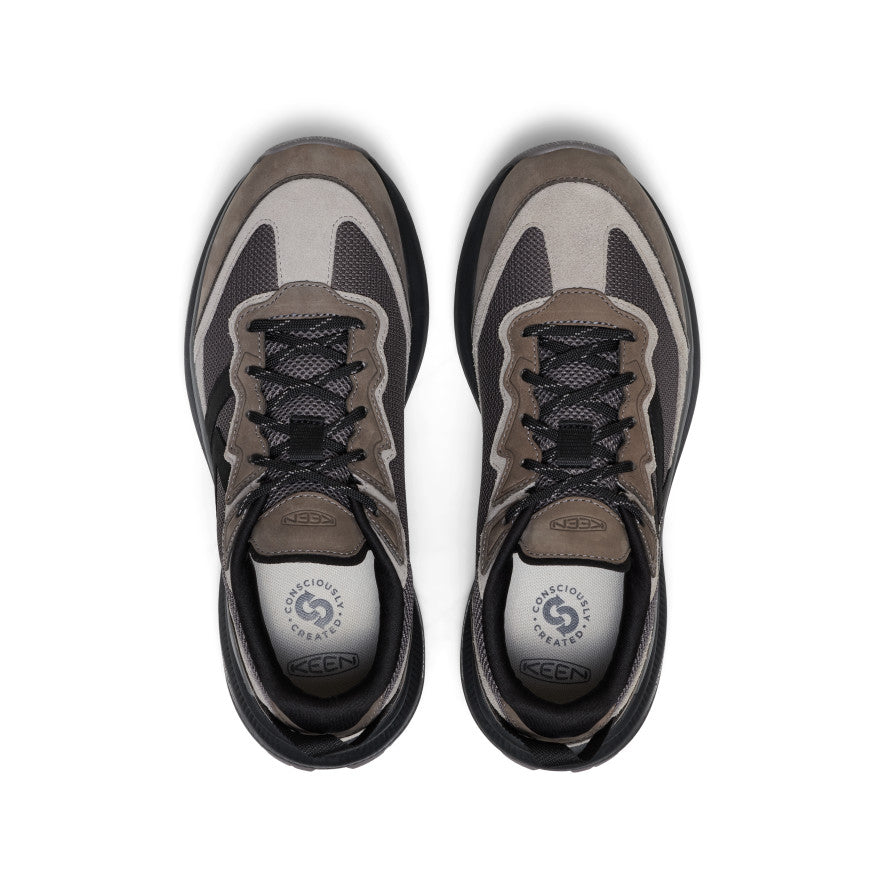 Men's WK500 Leather Walking Shoe Steel Grey/Black / Keen