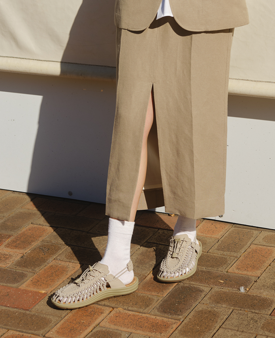 All Gender UNEEK II Convertible Canvas Sneaker Brindle/Natural / Keen
