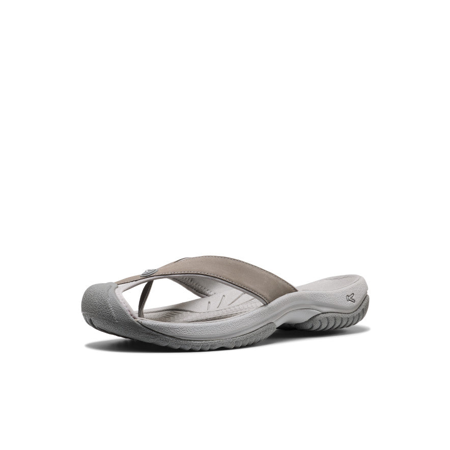 Men's Waimea Leather Flip-Flop Monochrome/Steel Grey / Keen