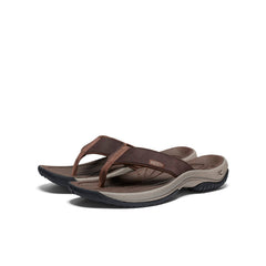 Men's Kona Leather Flip-Flop Java/Dark Earth / Keen