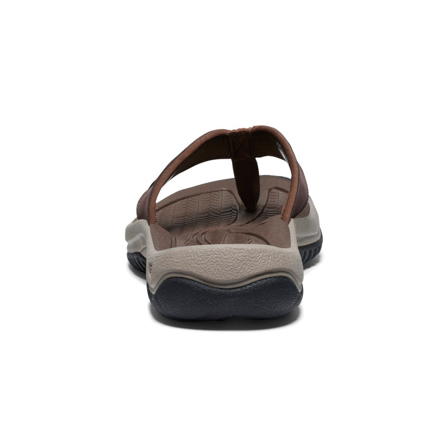 Men's Kona Leather Flip-Flop Java/Dark Earth / Keen