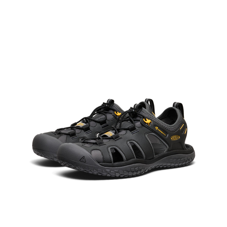 Men's SOLR Sandal Black/Gold / Keen