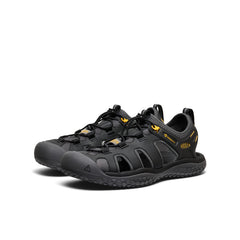 Men's SOLR Sandal Black/Gold / Keen