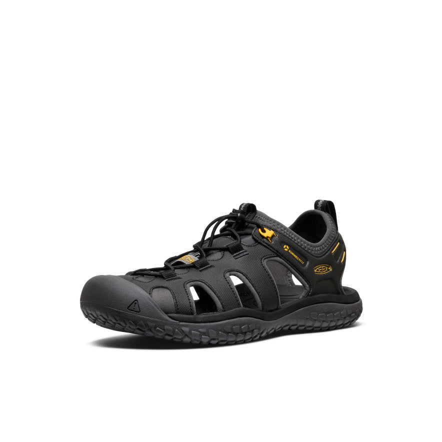 Men's SOLR Sandal Black/Gold / Keen