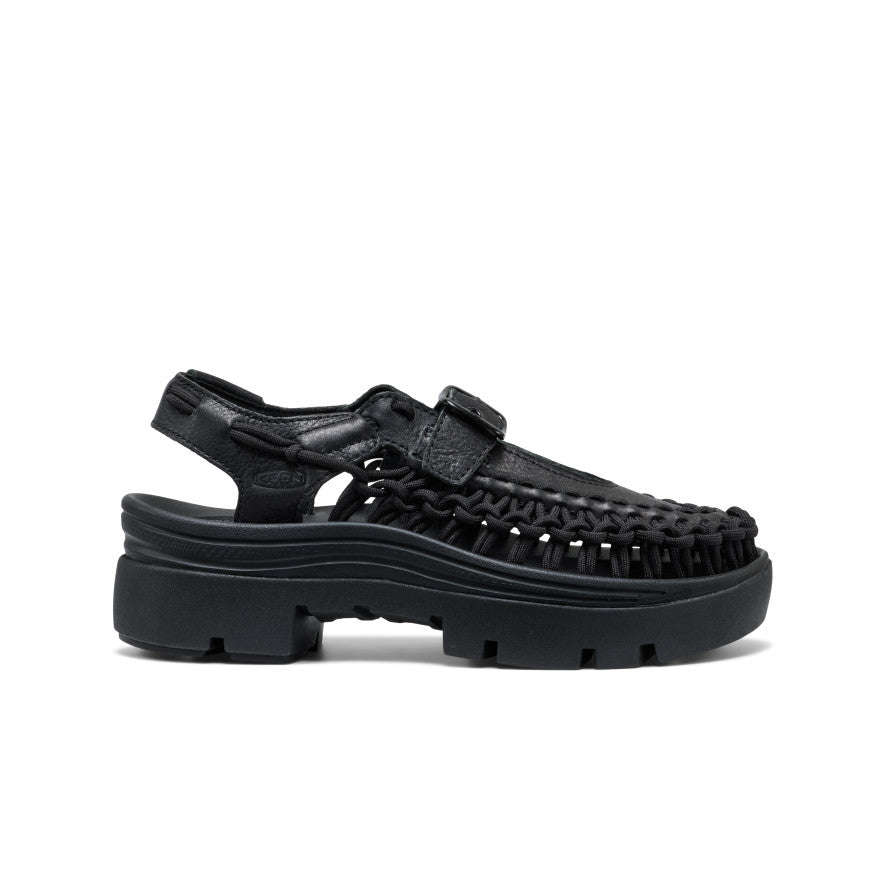 All Gender UNEEK PLT Mary Jane Sneaker Black Smooth Lea / Keen