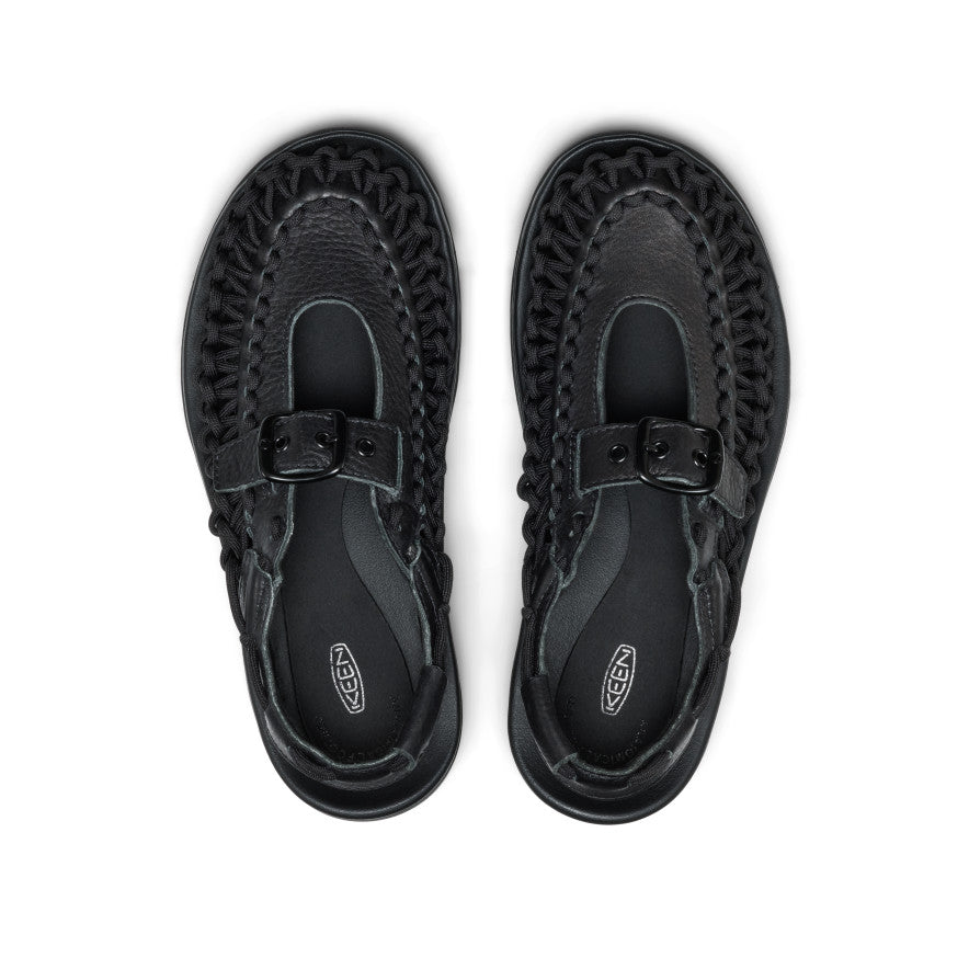 All Gender UNEEK PLT Mary Jane Sneaker Black Smooth Lea / Keen