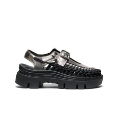 All Gender UNEEK PLT Mary Jane Sneaker Silver/Black / Keen