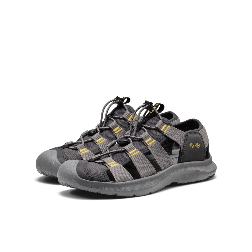 Men's Seanik H2 Sandal Steel Grey/Cream Gold / Keen