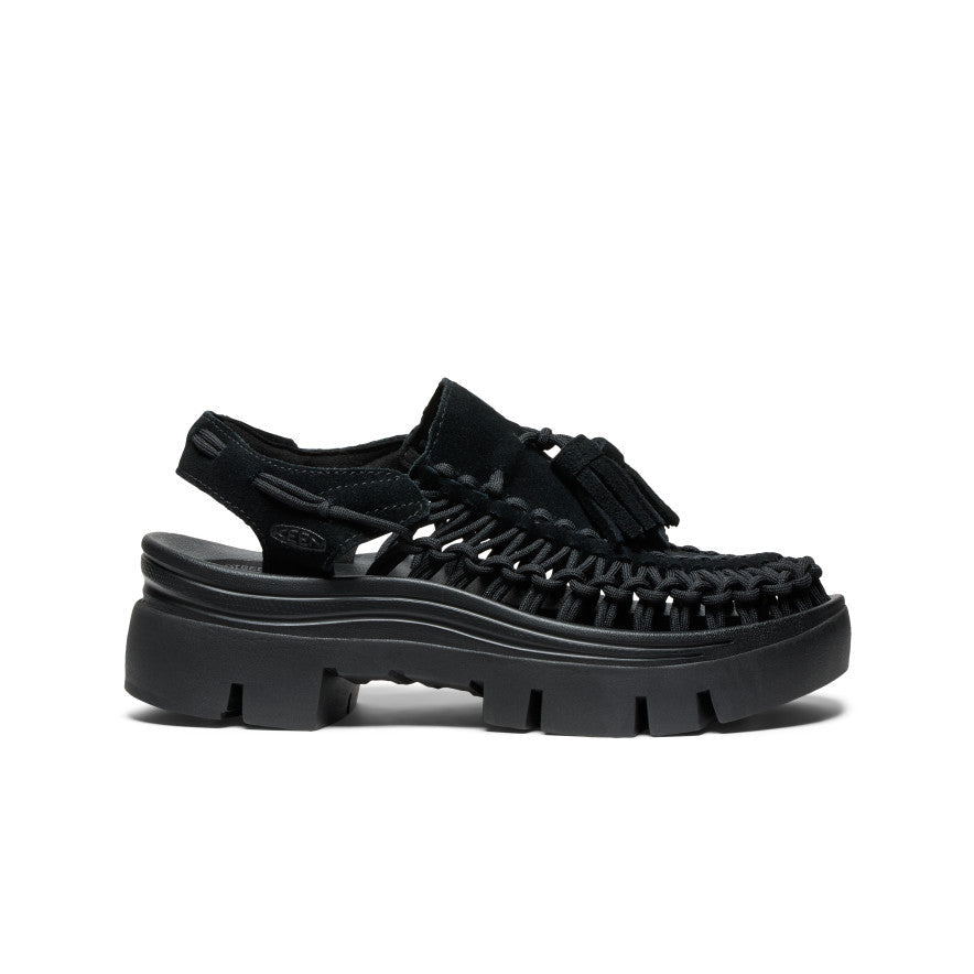 All Gender UNEEK PLT Tassel Sneaker Black/Black / Keen