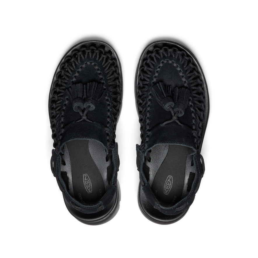 All Gender UNEEK PLT Tassel Sneaker Black/Black / Keen