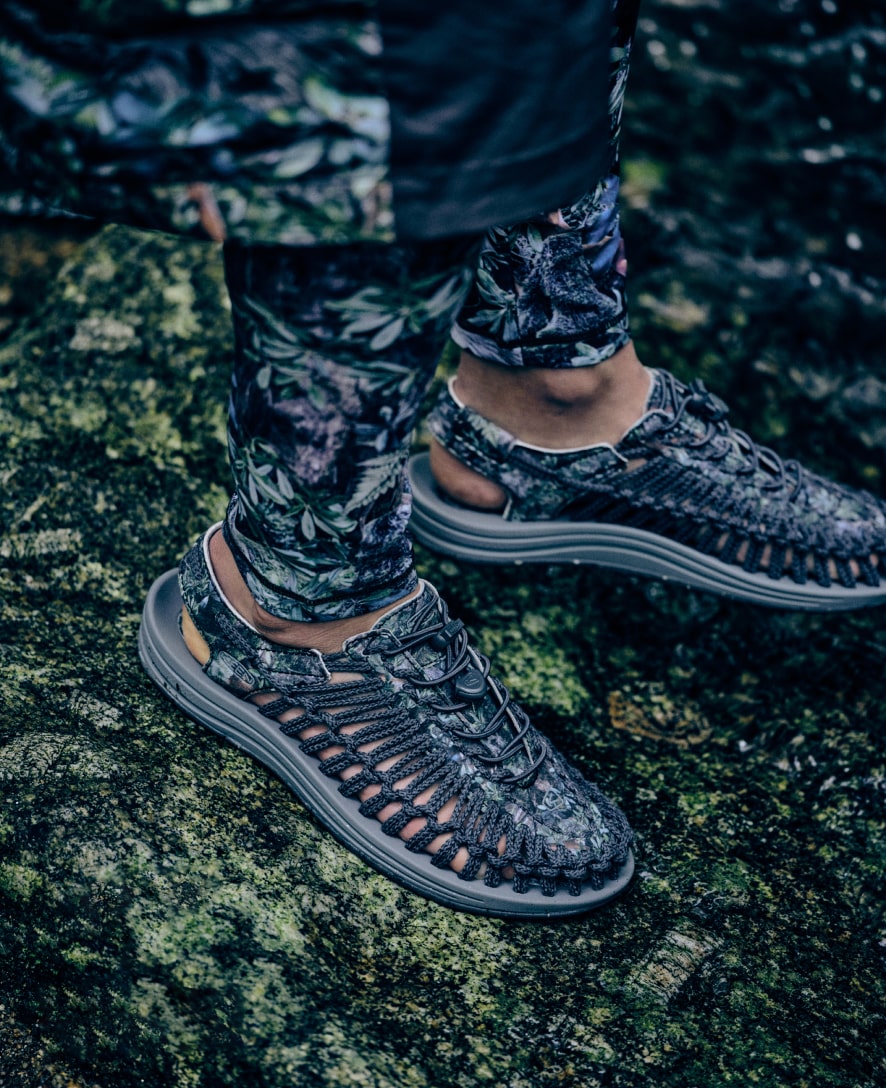 Men's UNEEK Sneaker x ELNEST Yakushima Forestra Camo / Keen