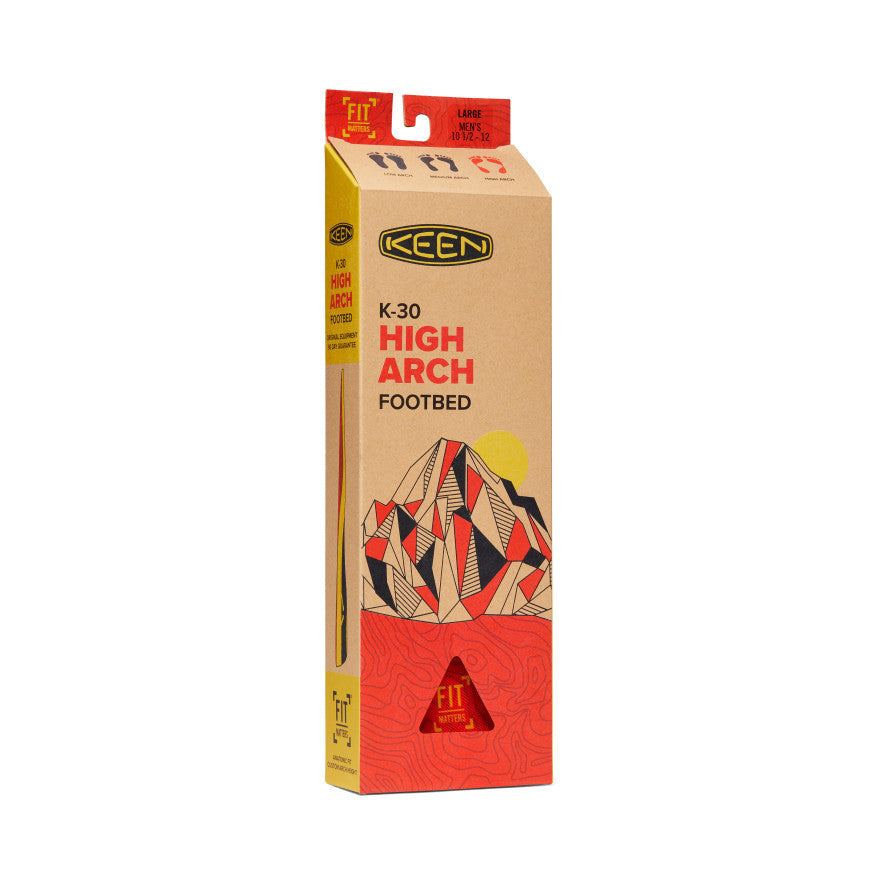 Men's Outdoor K-30 High Arch Insole Red / Keen