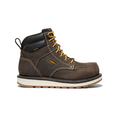 Men's Cincinnati 6" Waterproof Boot (Carbon Toe) Dark Chocolate/Sandshell / Keen