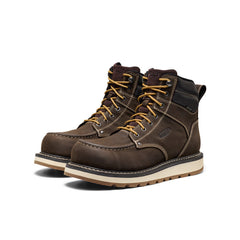 Men's Cincinnati 6" Waterproof Boot (Carbon Toe) Dark Chocolate/Sandshell / Keen