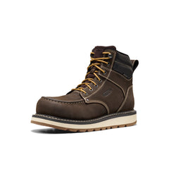 Men's Cincinnati 6" Waterproof Boot (Carbon Toe) Dark Chocolate/Sandshell / Keen
