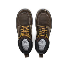 Men's Cincinnati 6" Waterproof Boot (Carbon Toe) Dark Chocolate/Sandshell / Keen