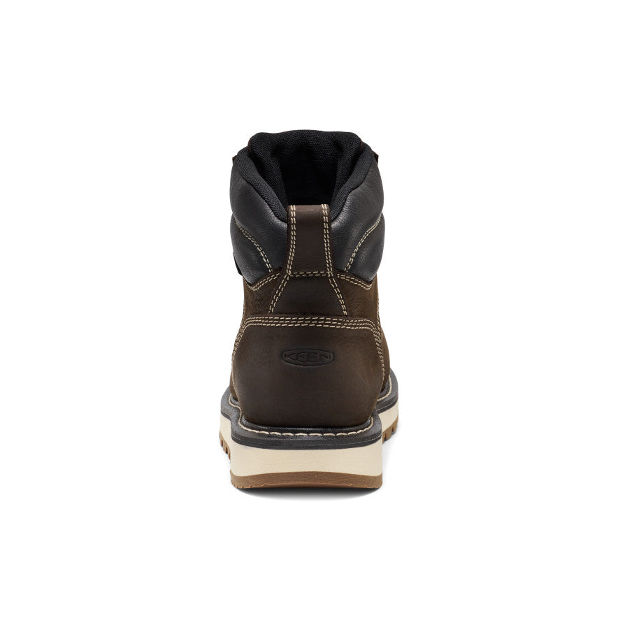 Men's Cincinnati 6" Waterproof Boot (Carbon Toe) Dark Chocolate/Sandshell / Keen