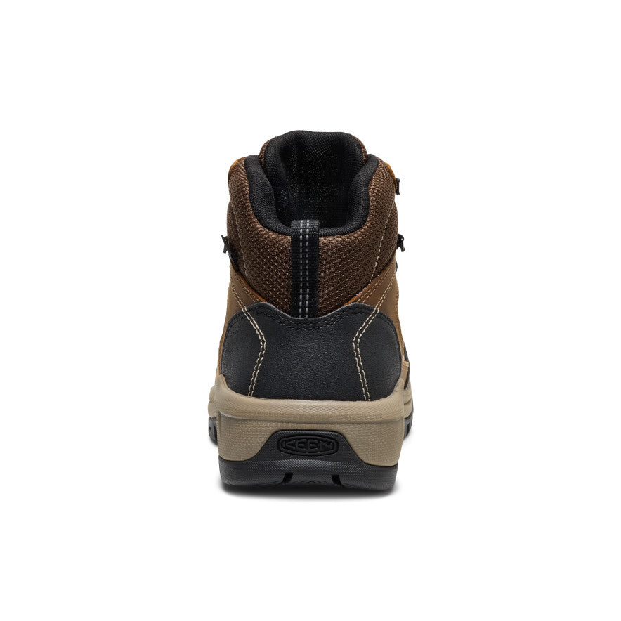 Women's Skokie Waterproof Work Boot (Soft Toe) Bison/Black / Keen