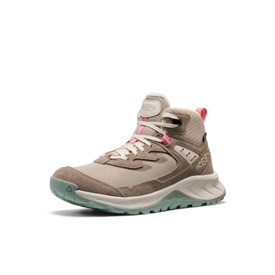 Women's Hightrail Waterproof Hiking Boot Brindle/Pink Lemonade / Keen
