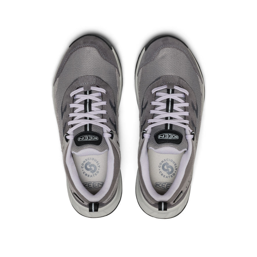 Women's Hightrail Waterproof Hiking Shoe Steel Grey/Thistle / Keen