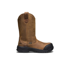 Women's Evanston Pull-On Waterproof Boot (Carbon Toe) Bison/Black / Keen