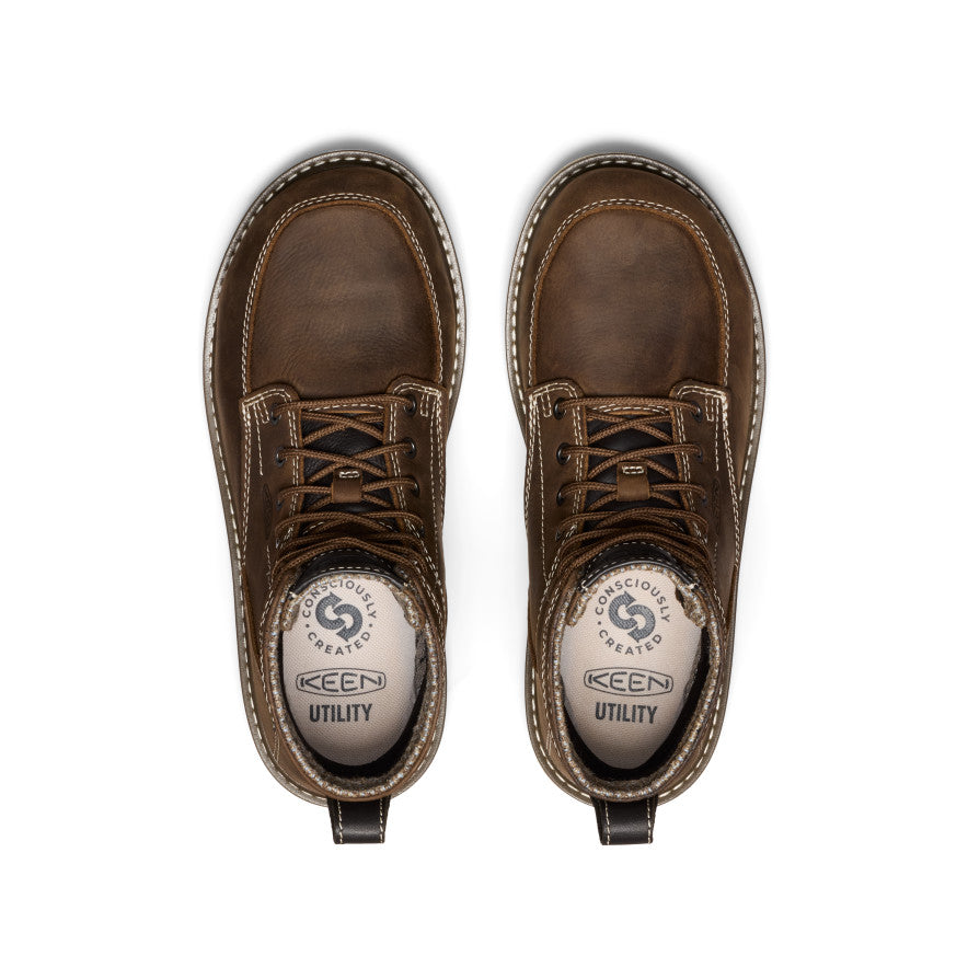 Women's San Jose 6" Waterproof Boot (Aluminum Toe) Cascade Brown/Gum / Keen