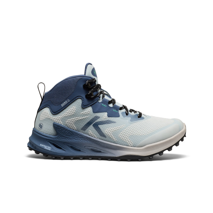 Women's Zionic NXT Waterproof Hiking Boot Ballad Blue/Winter Green / Keen