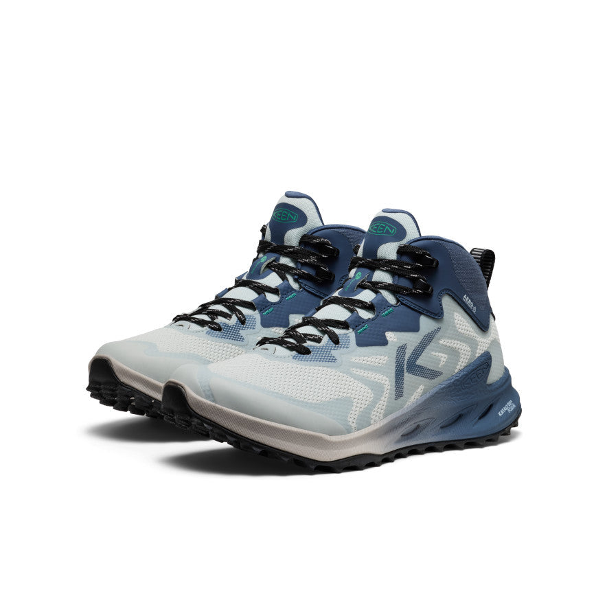Women's Zionic NXT Waterproof Hiking Boot Ballad Blue/Winter Green / Keen
