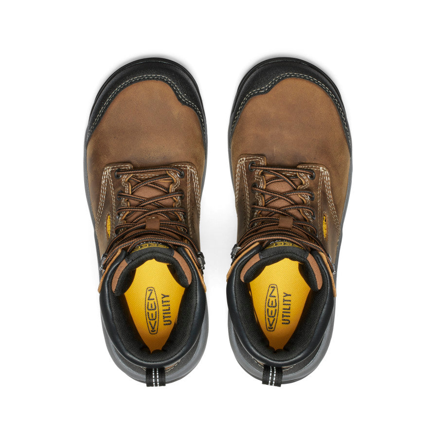 Women's Evanston 6" Waterproof Boot (Carbon Toe) Bison/Black / Keen