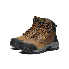 Women's Evanston 6" Waterproof Boot INT MET (Carbon Toe) Bison/Black / Keen