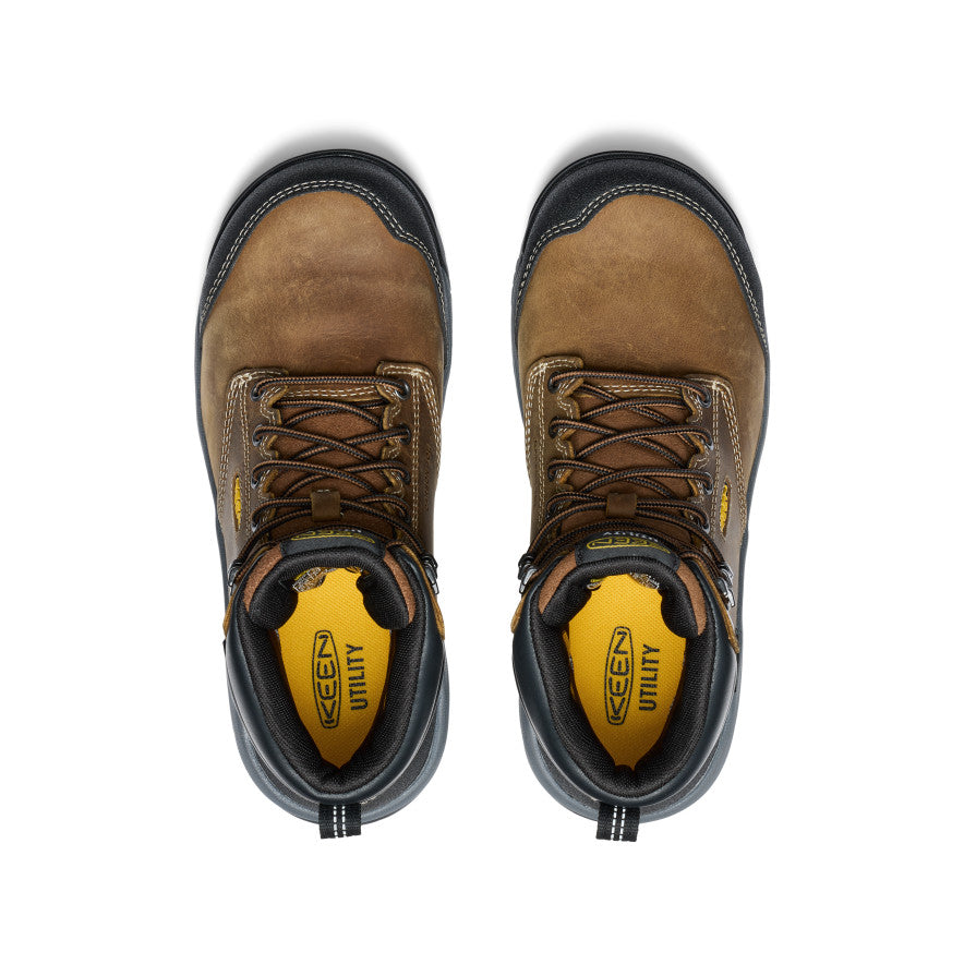 Women's Evanston 6" Waterproof Boot INT MET (Carbon Toe) Bison/Black / Keen