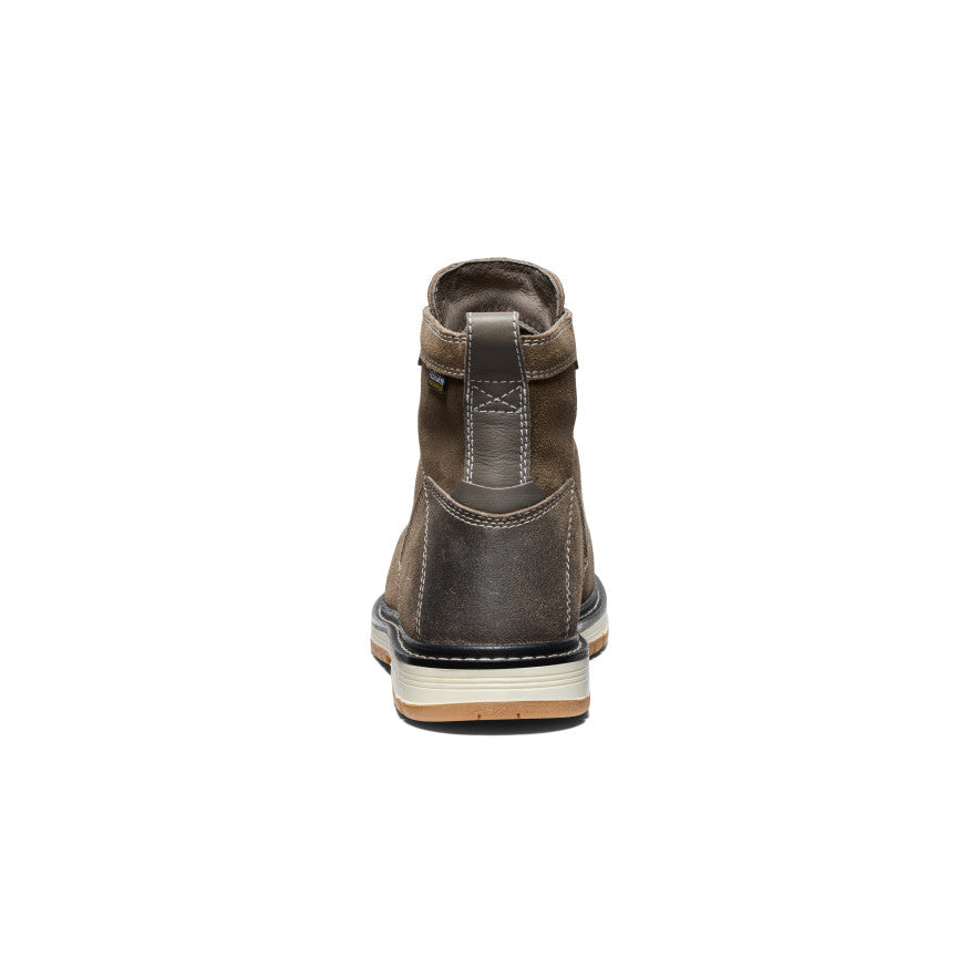 Women's San Jose 6" Waterproof 90° Heel Boot (Aluminum Toe) Steel Grey/Gum / Keen