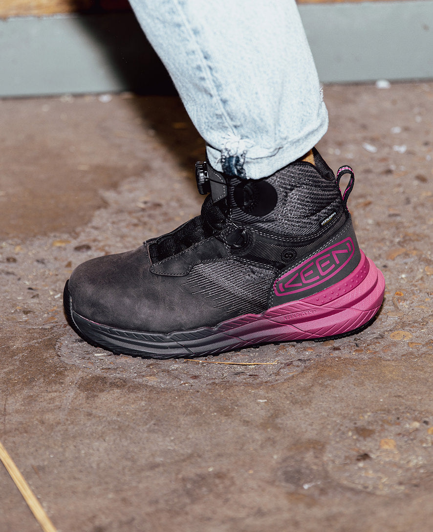 Women's Snapline RF Waterproof Boot (Carbon Toe) Magnet/Black / Keen