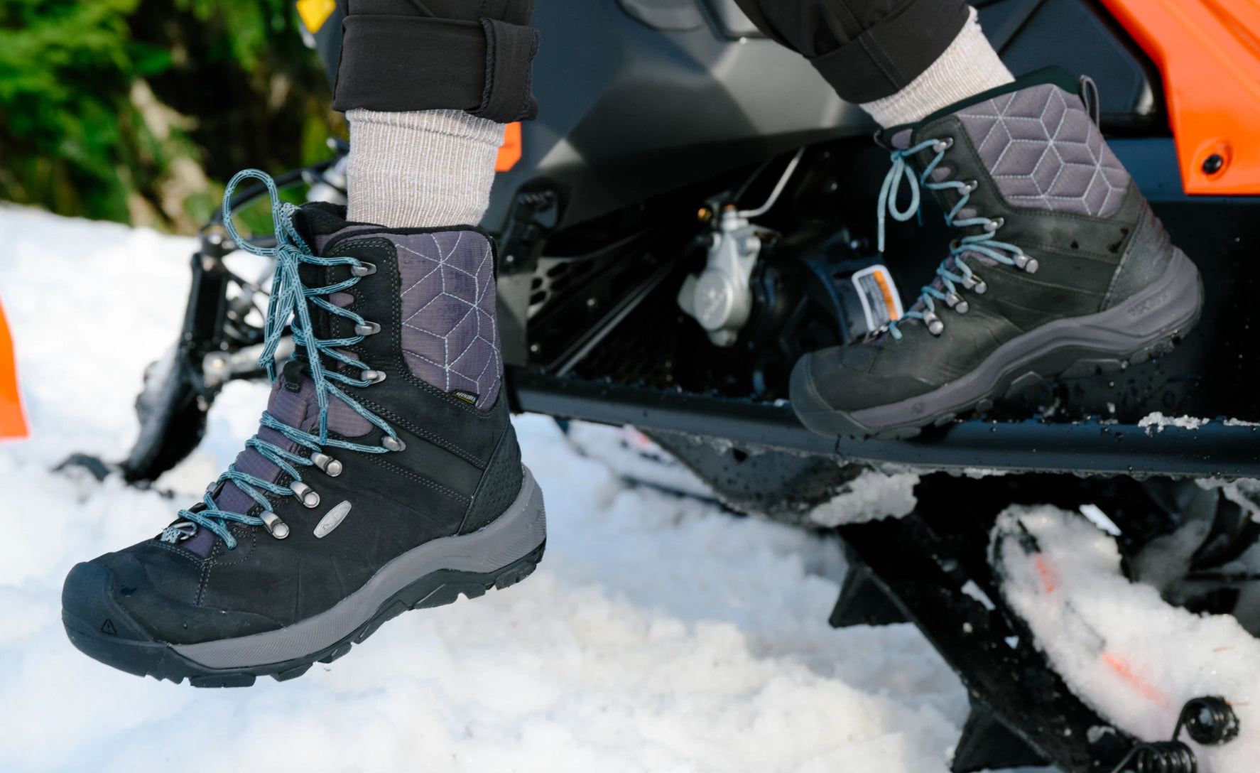 Women's Revel IV High Polar Waterproof Boot Black/North Atlantic / Keen